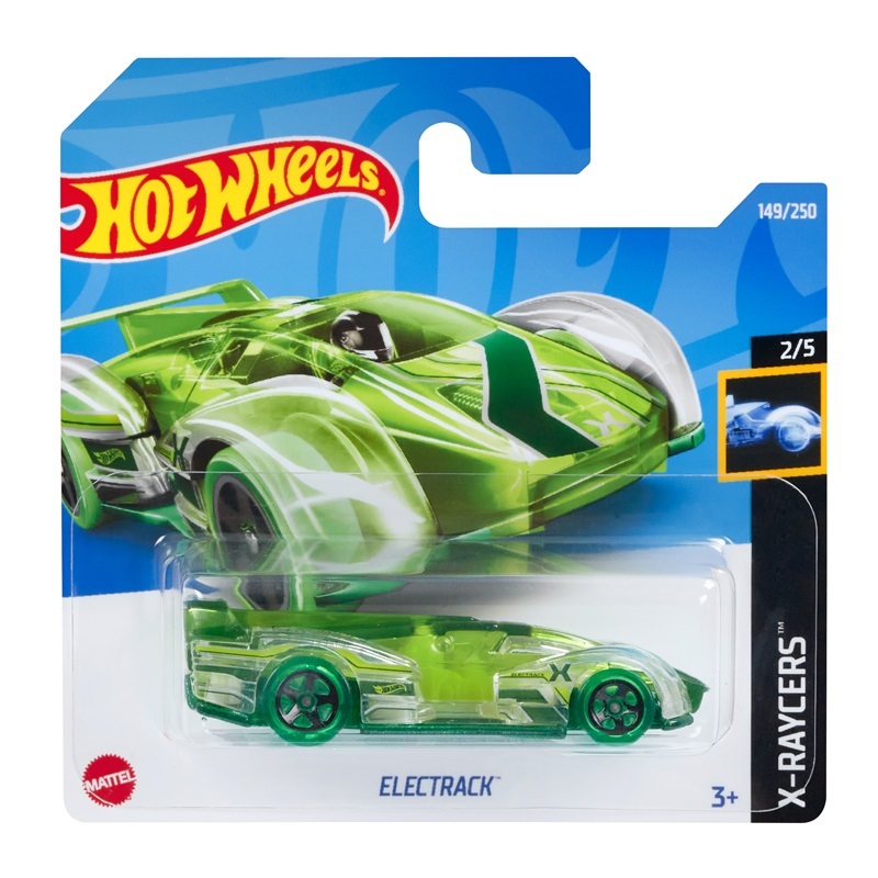 

Машинка Hot Wheels коллекционная ELECTRACK зеленый/белый HCT52, HCT52