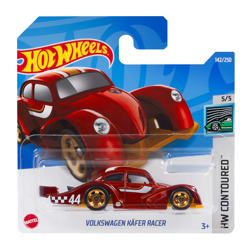 фото Машинка hot wheels коллекционная volkswagen kafer racer красный/белый hcw48