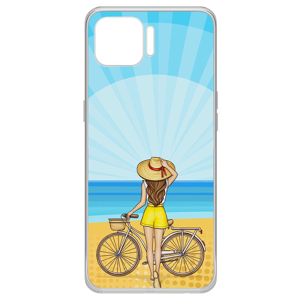 

Чехол-накладка Krutoff Clear Case Шорты женские для Oppo Reno4 F