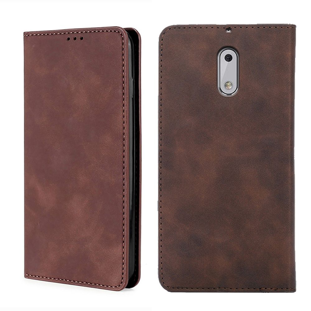 

Чехол-книжка MyPads для Nokia 6, Коричневый