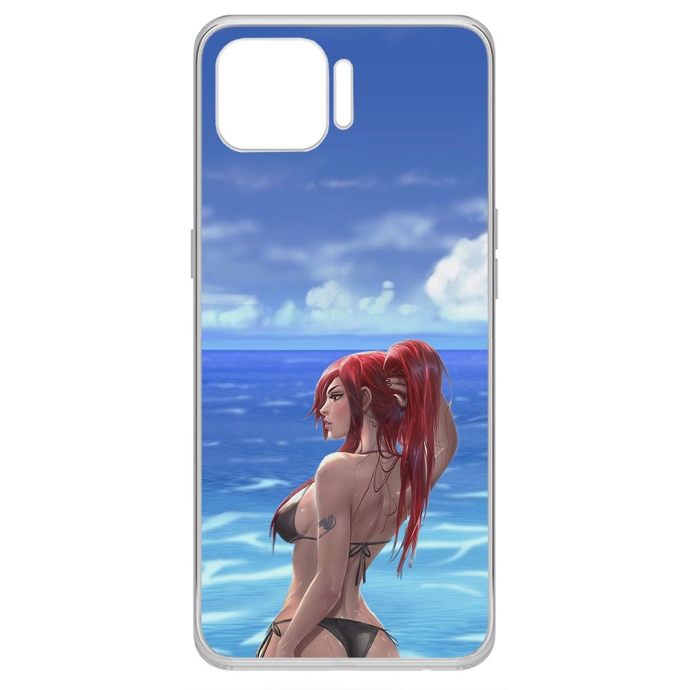 

Чехол-накладка Krutoff Clear Case Купальник женский для Oppo Reno4 F