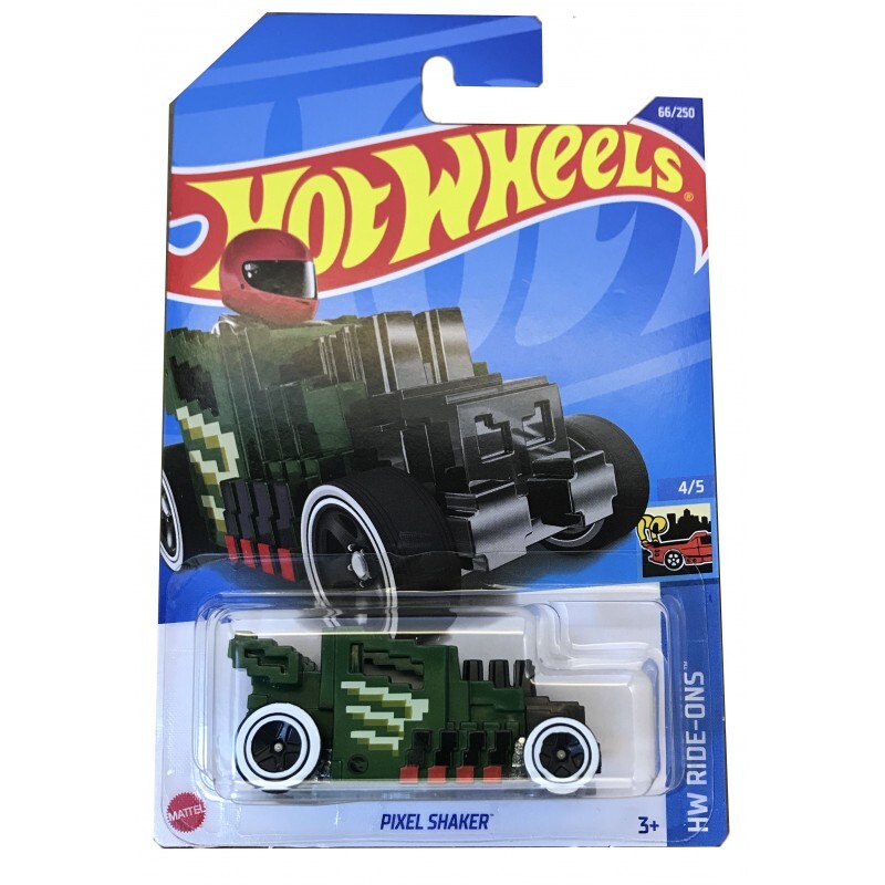 фото Машинка hot wheels коллекционная pixel shaker зеленый/черный hcy01