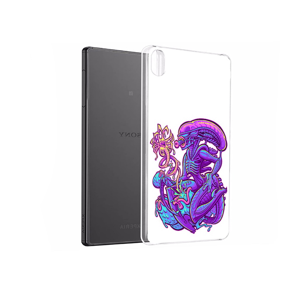 

Чехол MyPads Tocco для Sony Xperia X Performance чужой фиолетовый цвет (PT28977.239.693), Прозрачный, Tocco