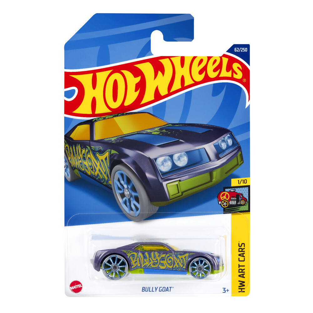 фото Машинка hot wheels коллекционная bully goat фиолетовый hcw56