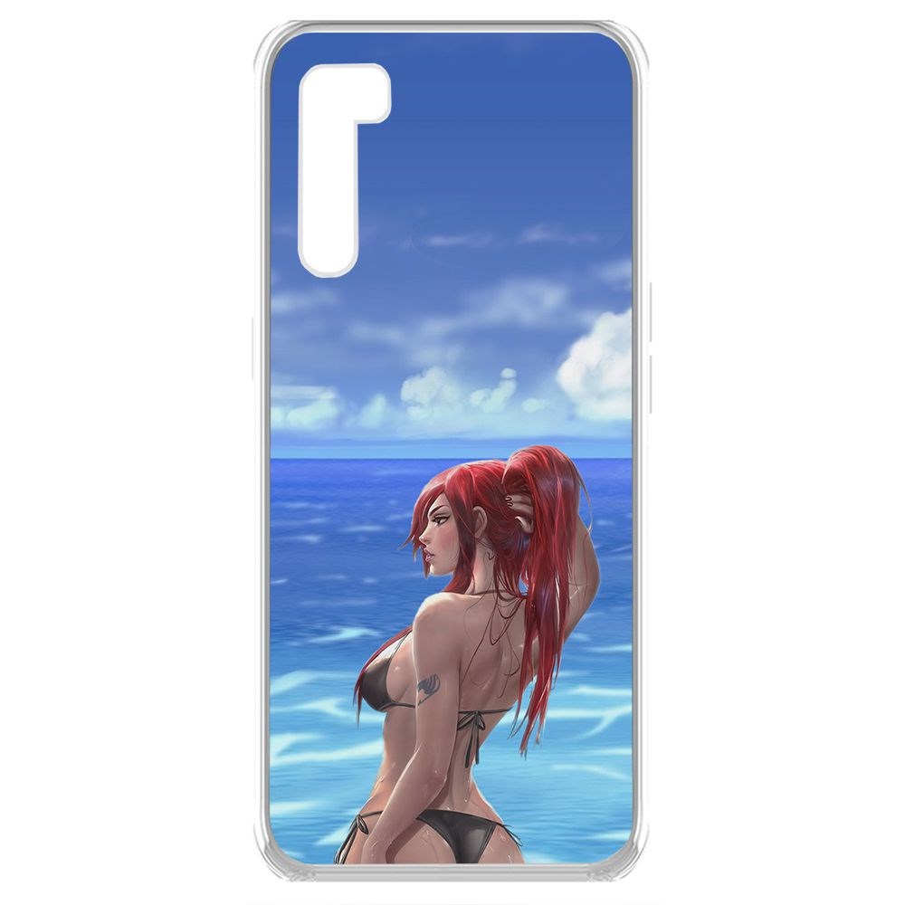фото Чехол-накладка krutoff clear case купальник женский для oppo f15