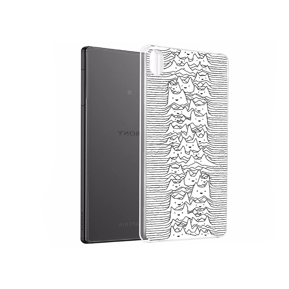 

Чехол MyPads Tocco для Sony Xperia X Performance черно белые коты 3D (PT28977.239.682), Прозрачный, Tocco