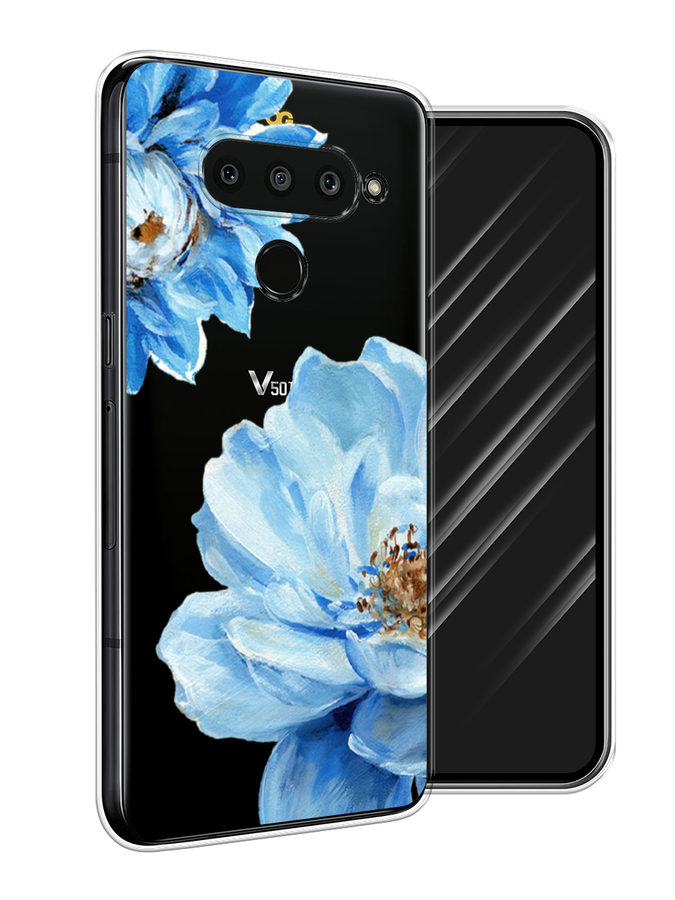 

Чехол Awog на LG V50 ThinQ "Голубые клематисы", Голубой, 83850-8
