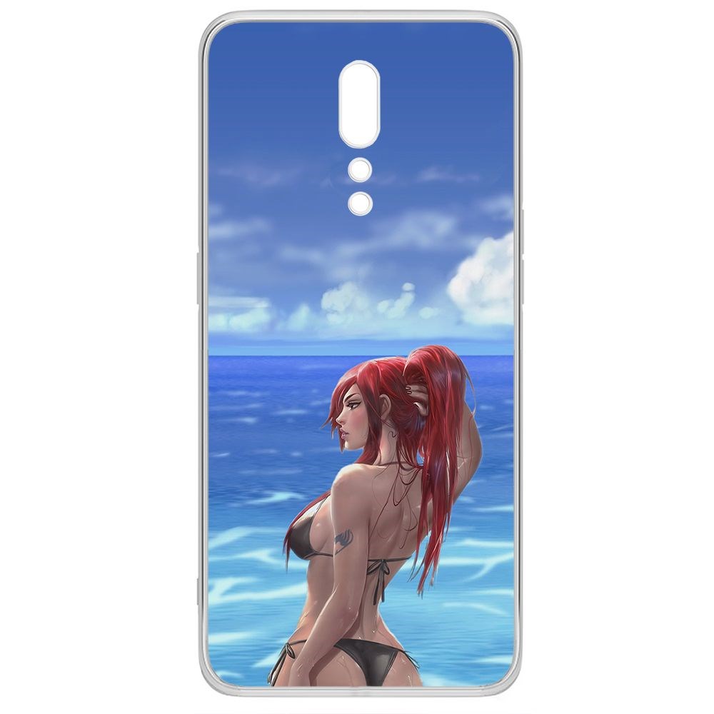 

Чехол-накладка Krutoff Clear Case Купальник женский для Oppo Reno Z