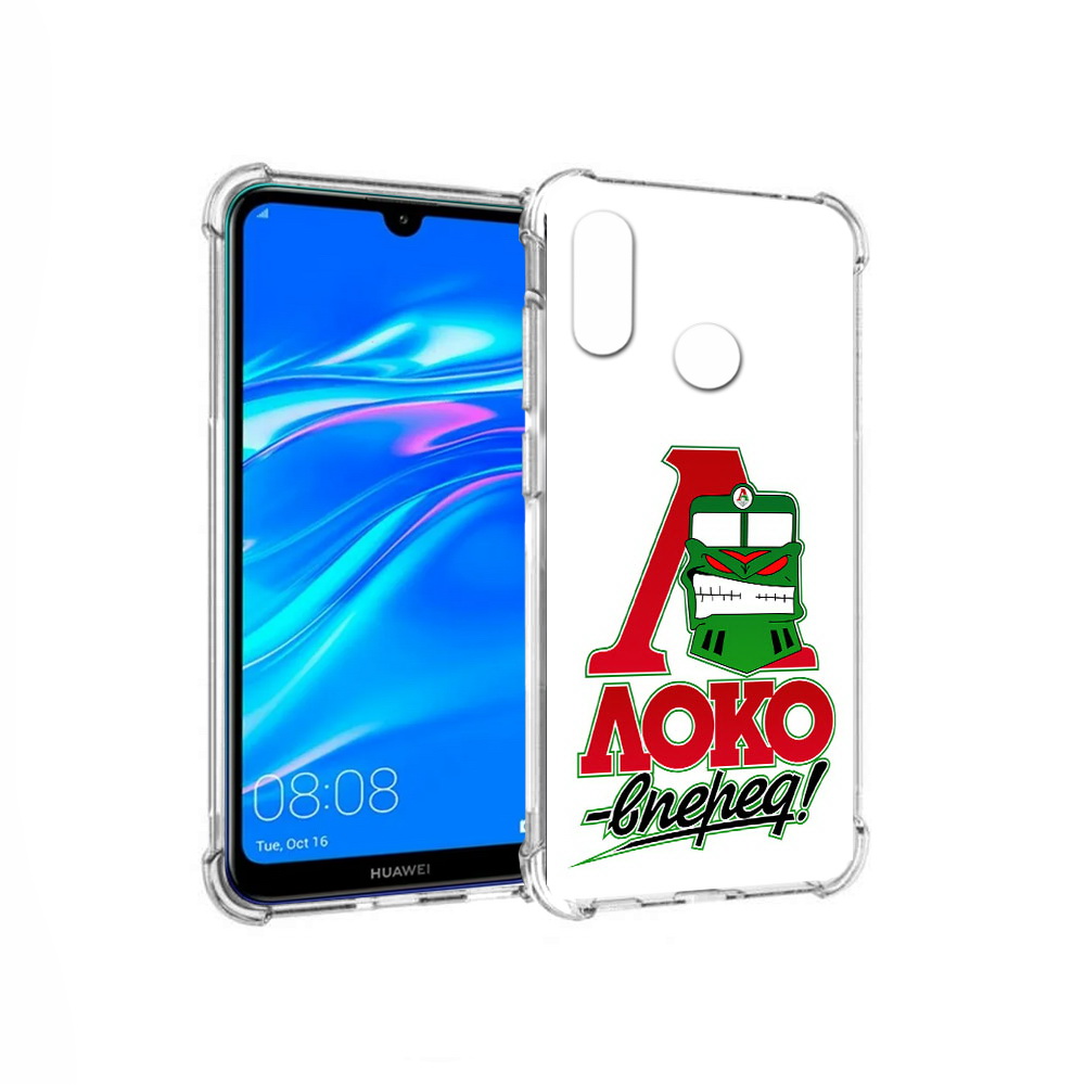 

Чехол MyPads Tocco для Huawei Y9 ФК локо вперед (PT227091.35.181), Прозрачный, Tocco