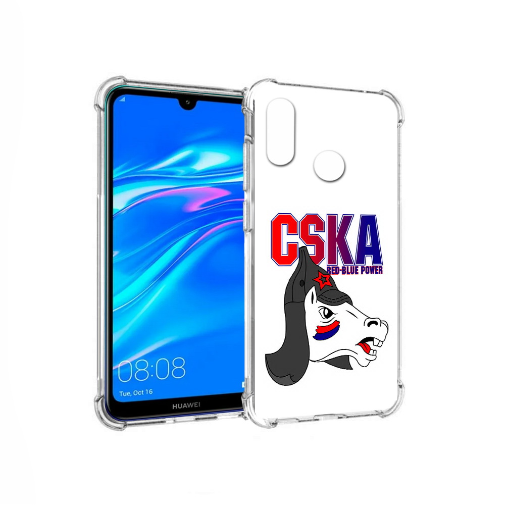 Чехол MyPads Tocco для Huawei Y9 ФК ЦСК лошадка россия (PT227091.35.179)