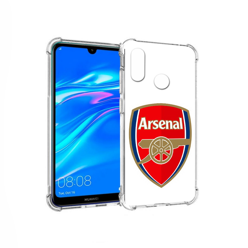 

Чехол MyPads Tocco для Huawei Y9 ФК Арсенал логотип (PT227091.35.174), Прозрачный, Tocco