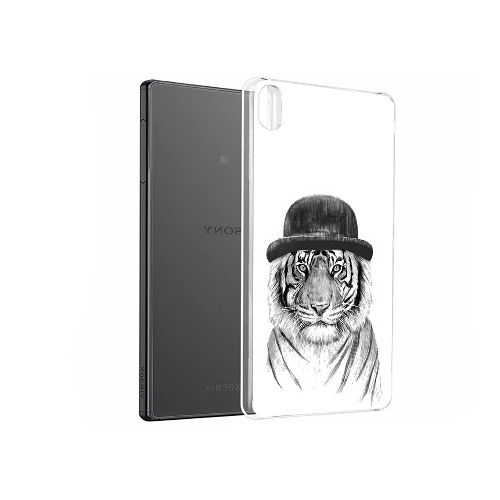 

Чехол MyPads Tocco для Sony Xperia X Performance тигр британец (PT28977.239.641), Прозрачный, Tocco