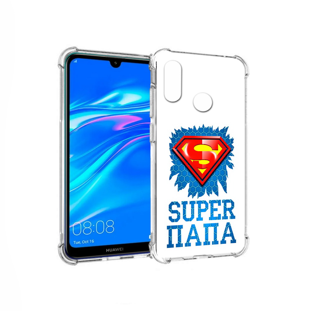 

Чехол MyPads Tocco для Huawei Y9 Супер Папа (PT227091.35.165), Прозрачный, Tocco