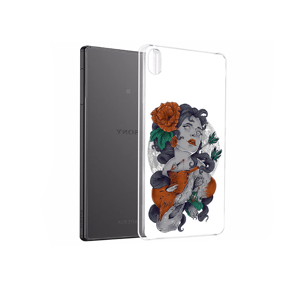 

Чехол MyPads Tocco для Sony Xperia X Performance темная девушка с лисой (PT28977.239.639), Прозрачный, Tocco