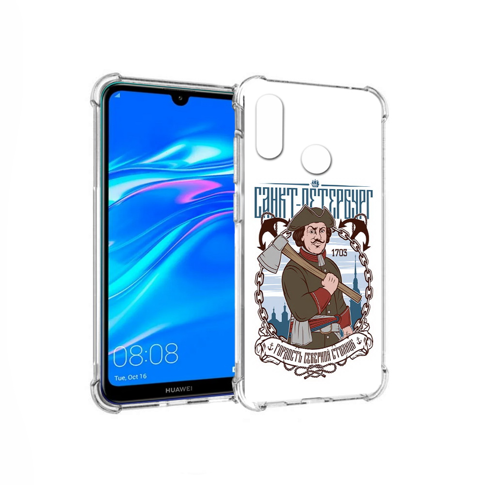 Чехол MyPads Tocco для Huawei Y9 Петр первый (PT227091.35.134)