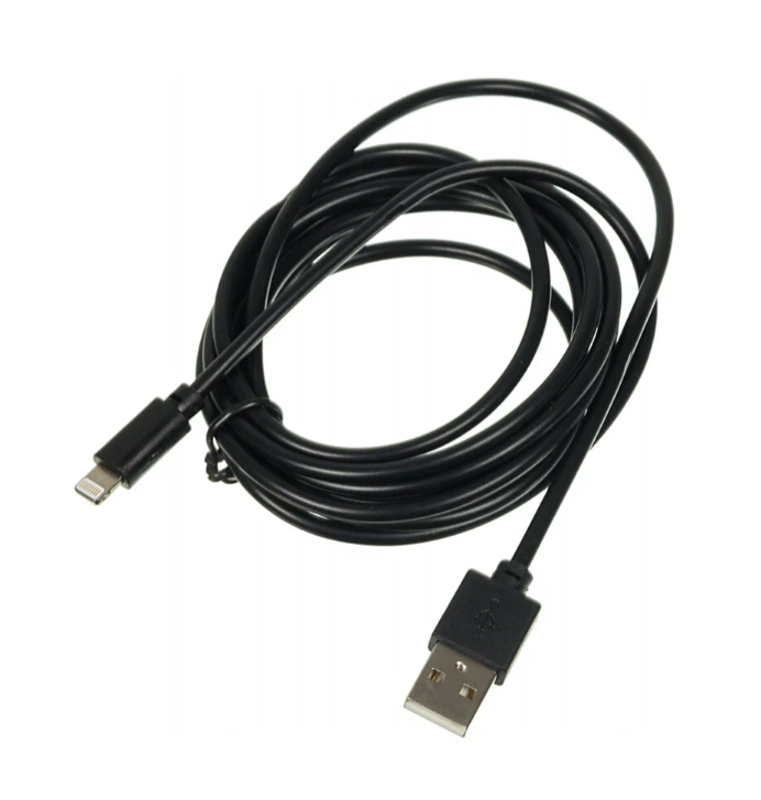 

Кабель Digma LIGHT-2M-BLK USB (m)-Lightning (m) 2м черный