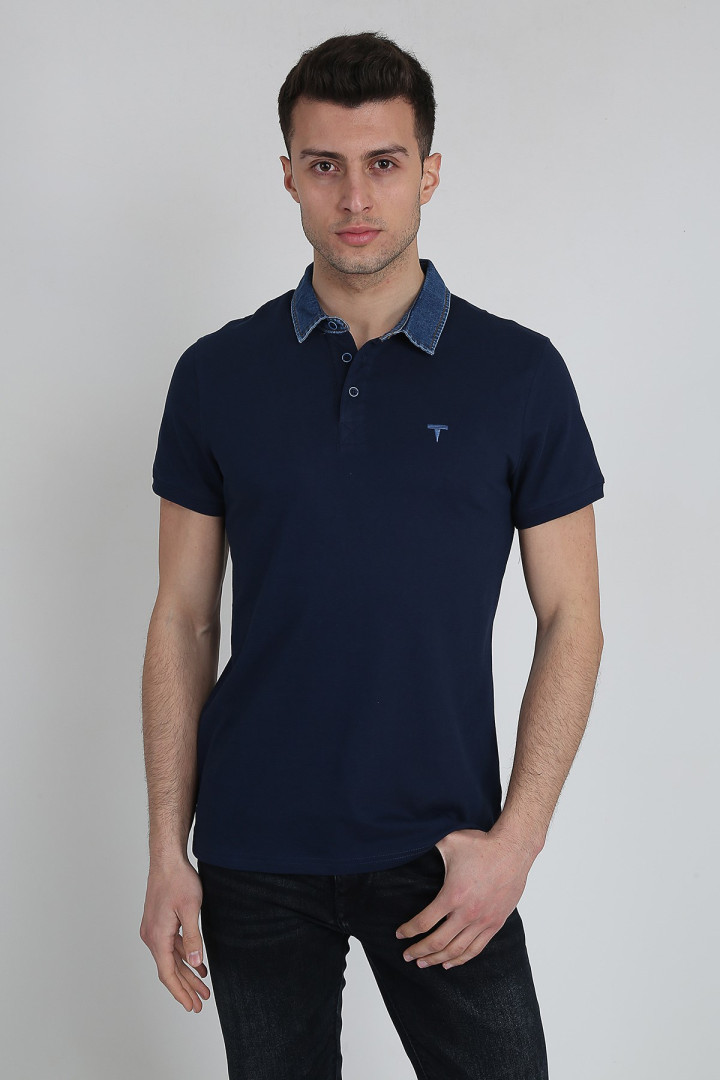 

Футболка мужская Terapi Giyim 25382 синяя XL (товары доставляются из-за рубежа), Синий, 25382