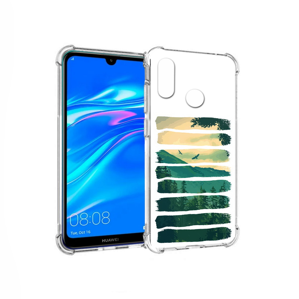 

Чехол MyPads Tocco для Huawei Y9 Лесная чаща (PT227091.35.107), Прозрачный, Tocco