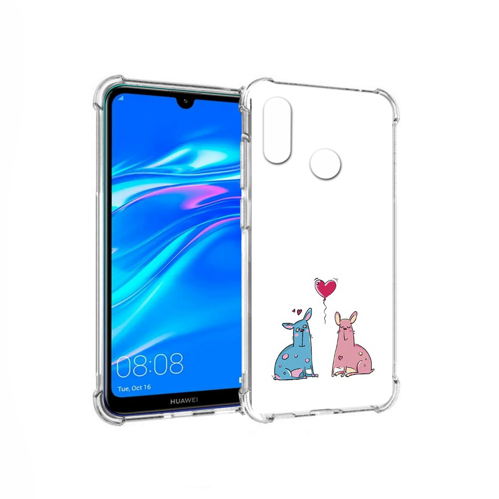 

Чехол MyPads Tocco для Huawei Y9 Лама любовь (PT227091.35.102), Прозрачный, Tocco