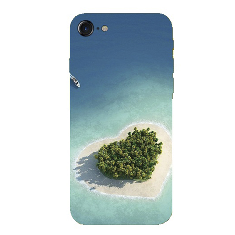 Чехол силиконовый для iPhone 7/8/SE (2020), HOCO, с дизайном остров