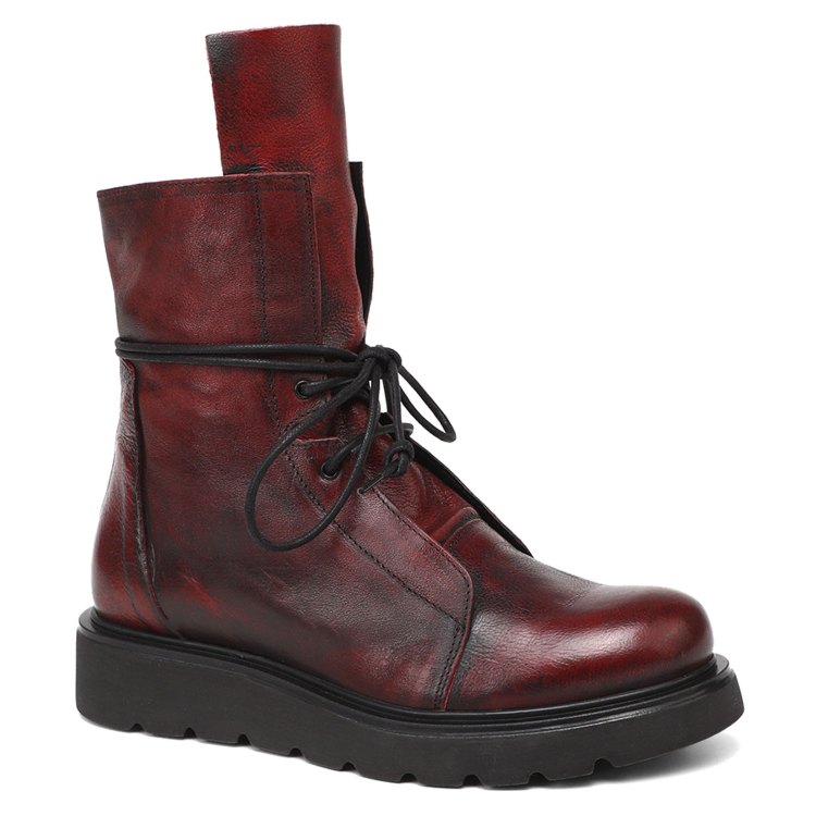 Ботинки женские History 541 RICH 04 бордовые 35 EU