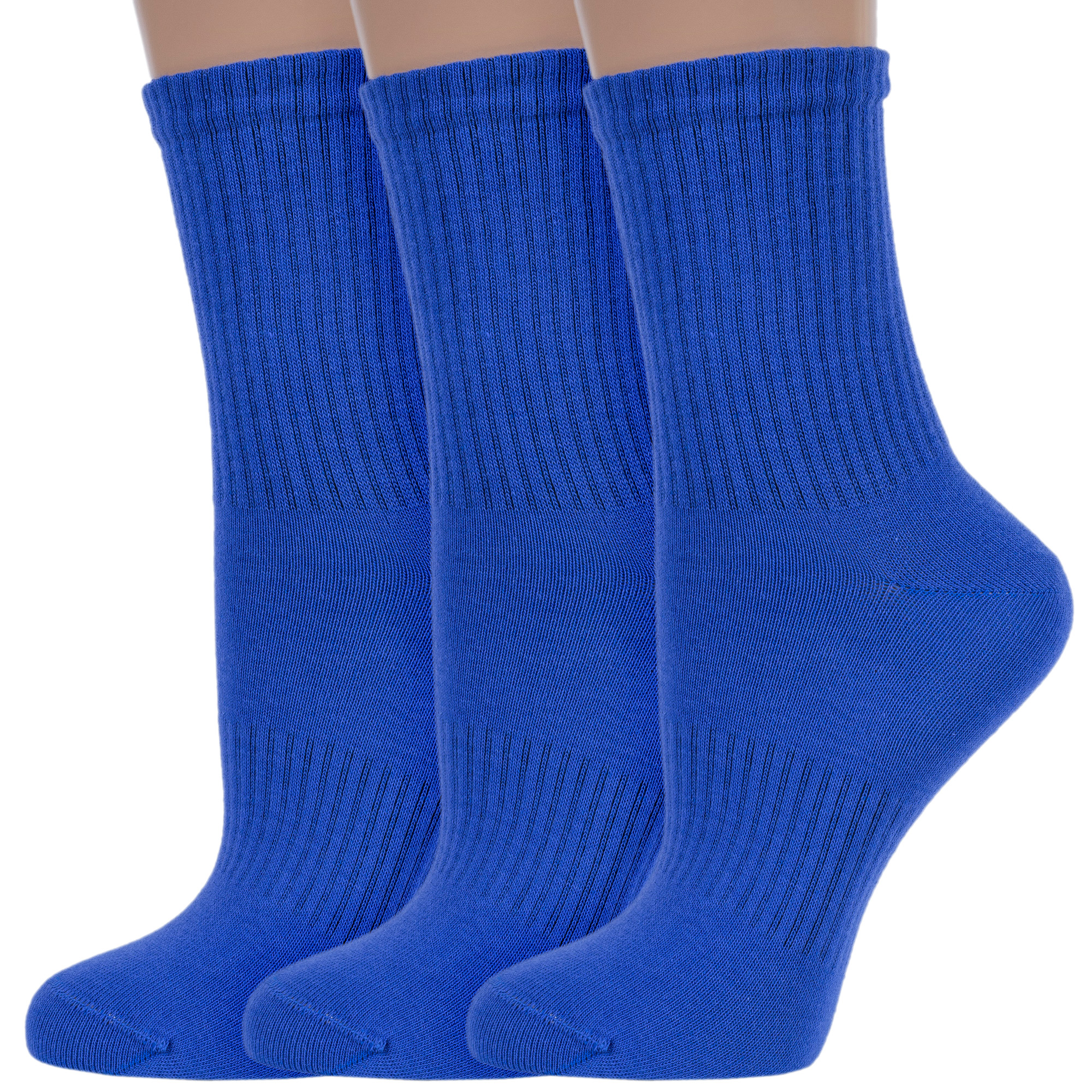 

Комплект носков женских Rusocks 3-Ж3-13767 синих 23-25, Синий, 3-Ж3-13767