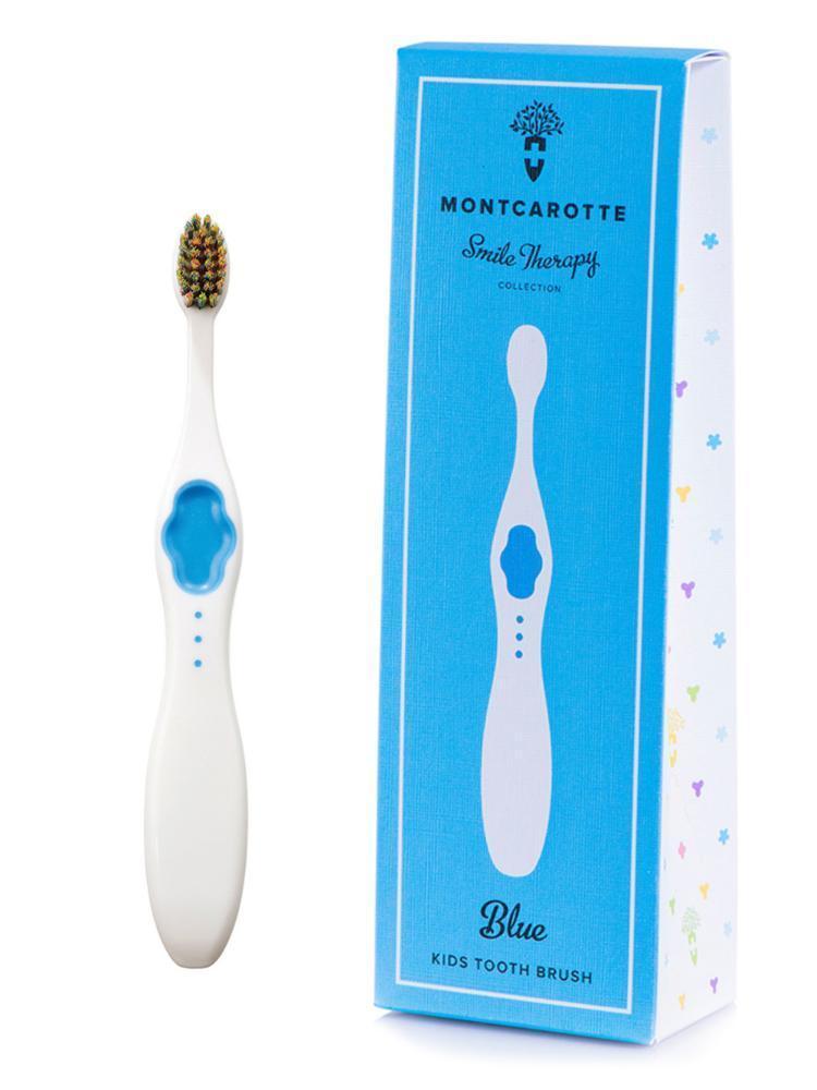 фото Детская зубная щетка montcarotte kids brush blue