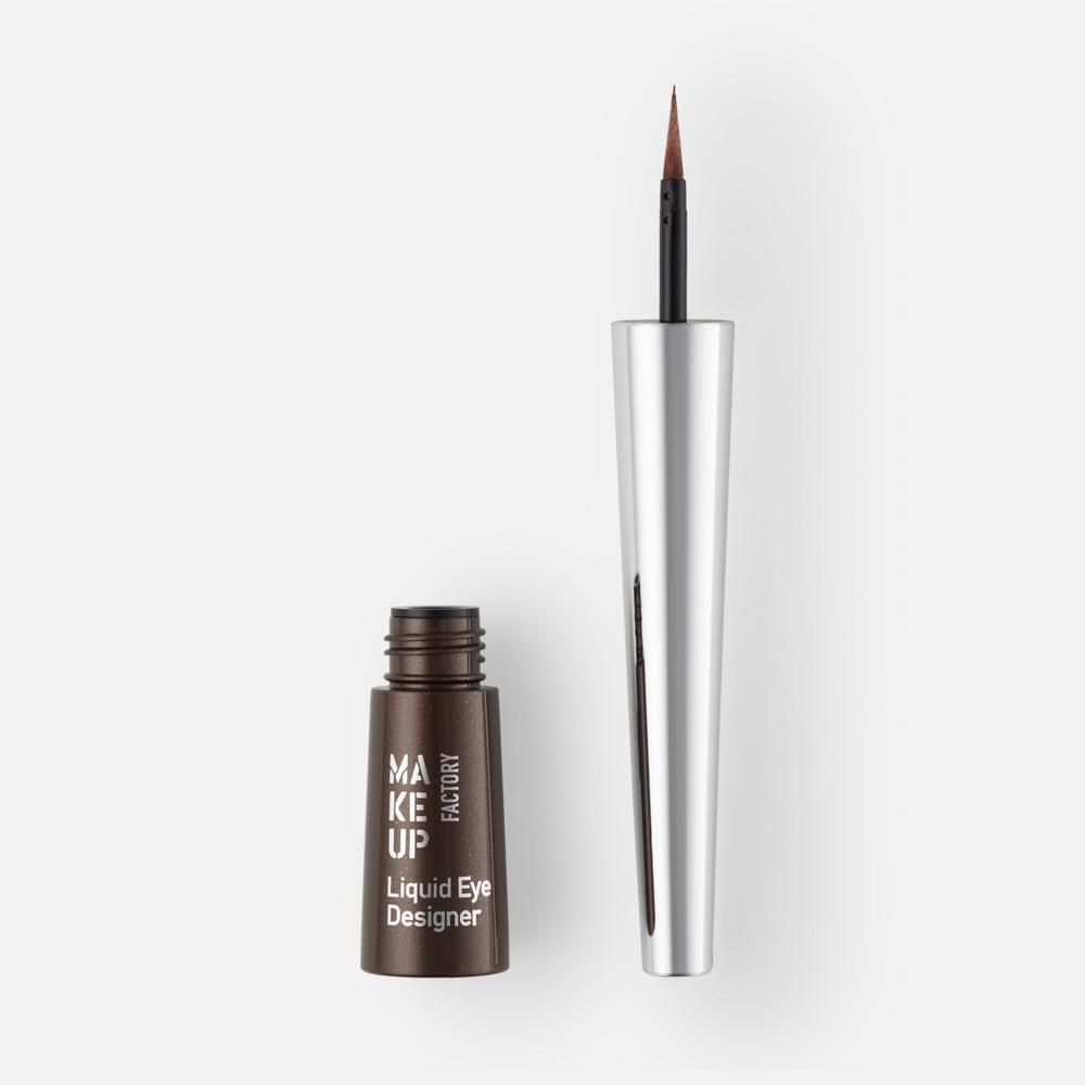 фото Подводка для глаз make up factory liquid eye designer 04 brown 4 мл