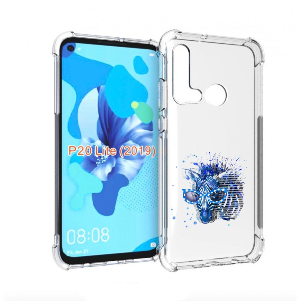 

Чехол бампер MyPads расплывчатая зебра для Huawei P20 Lite (2019, Прозрачный, Tocco