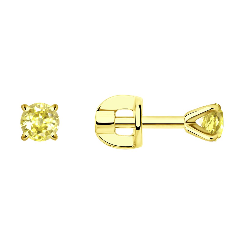 

Серьги из золота SOKOLOV 1022332-2, бриллиант, 1022332-2