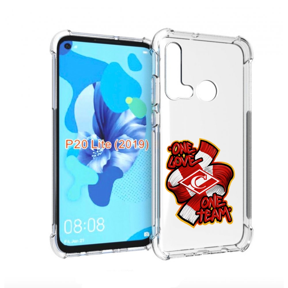 

Чехол бампер MyPads ФК спарак 1 любовь для Huawei P20 Lite (2019, Прозрачный, Tocco