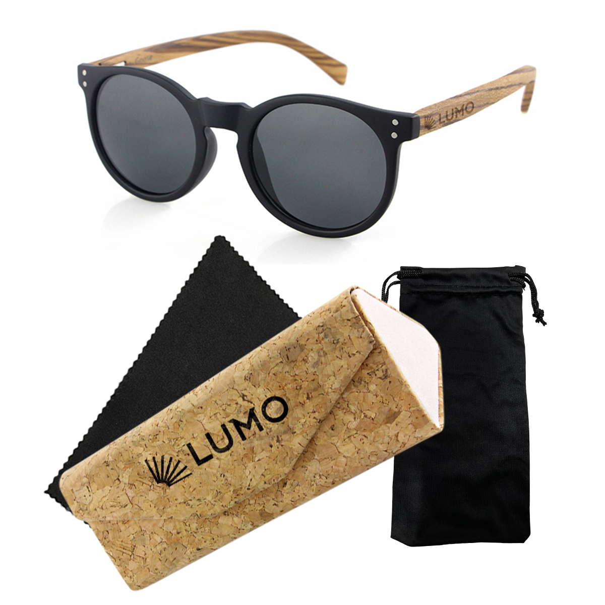 

Солнцезащитные очки унисекс Lumo LU001 черный, LU001