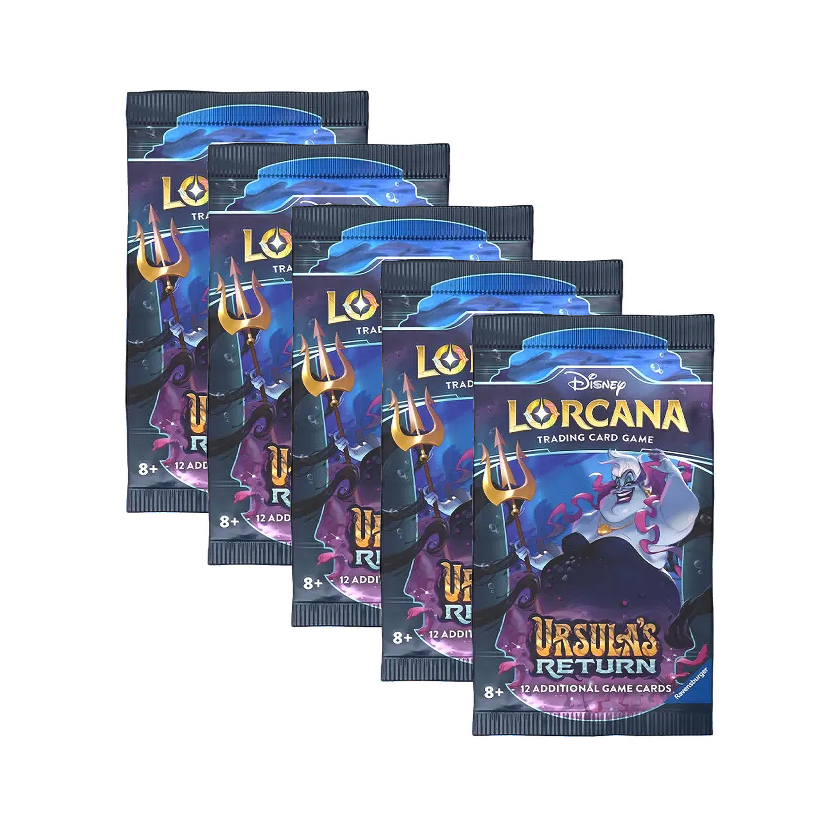 

Настольная игра Disney Lorcana TCG 5 бустеров Ursula's Return английский, TCG