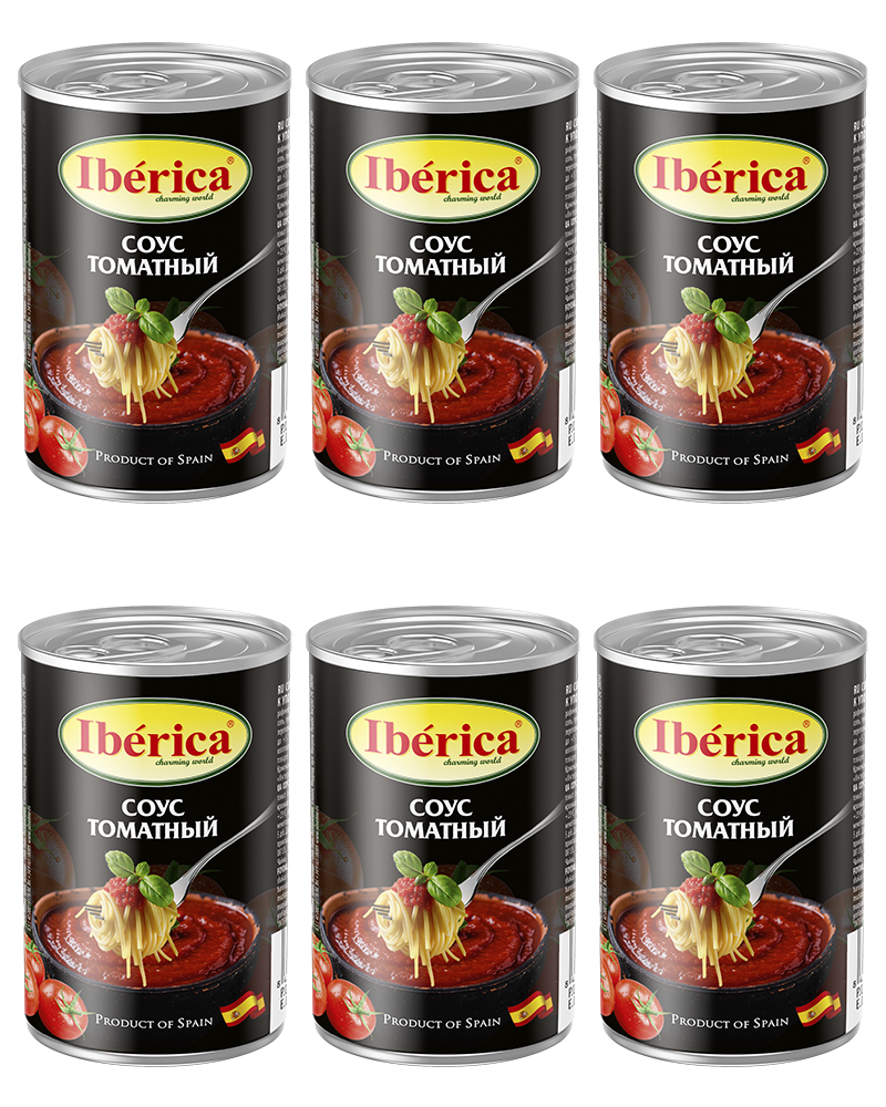 

Соус томатный Iberica 400 гр. - 6 шт