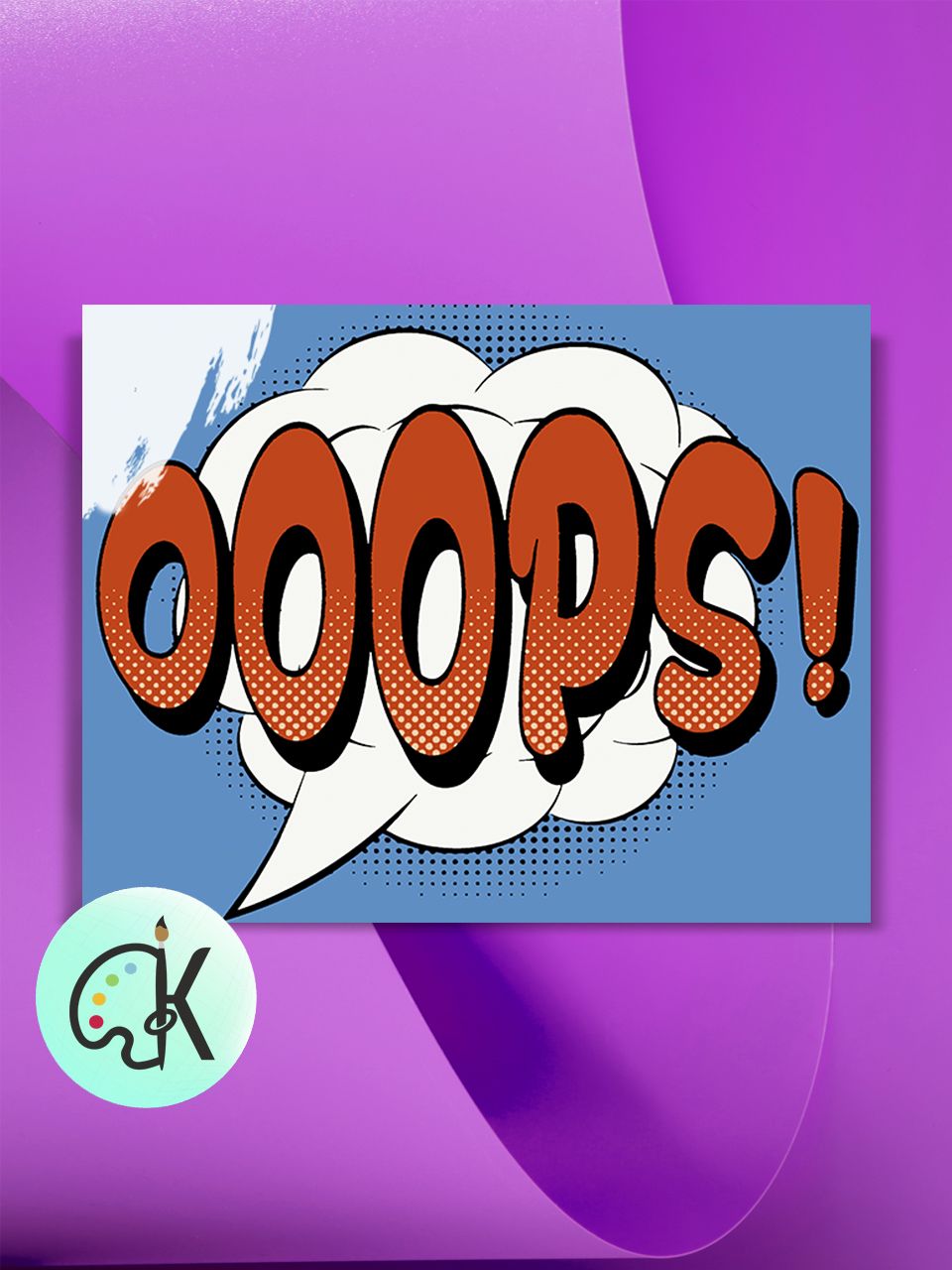 

Картина по номерам на холсте Культура Цвета Ooops, 30 х 40 см, Ooops