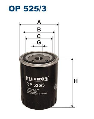 Фильтр масляный FILTRON OP525/3