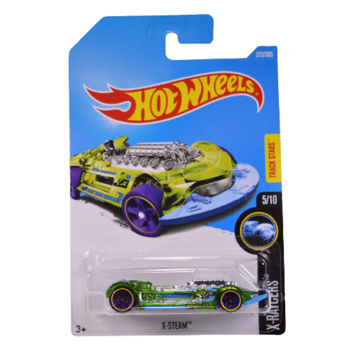 фото Машинка hot wheels коллекционная x-steam зеленый dty10