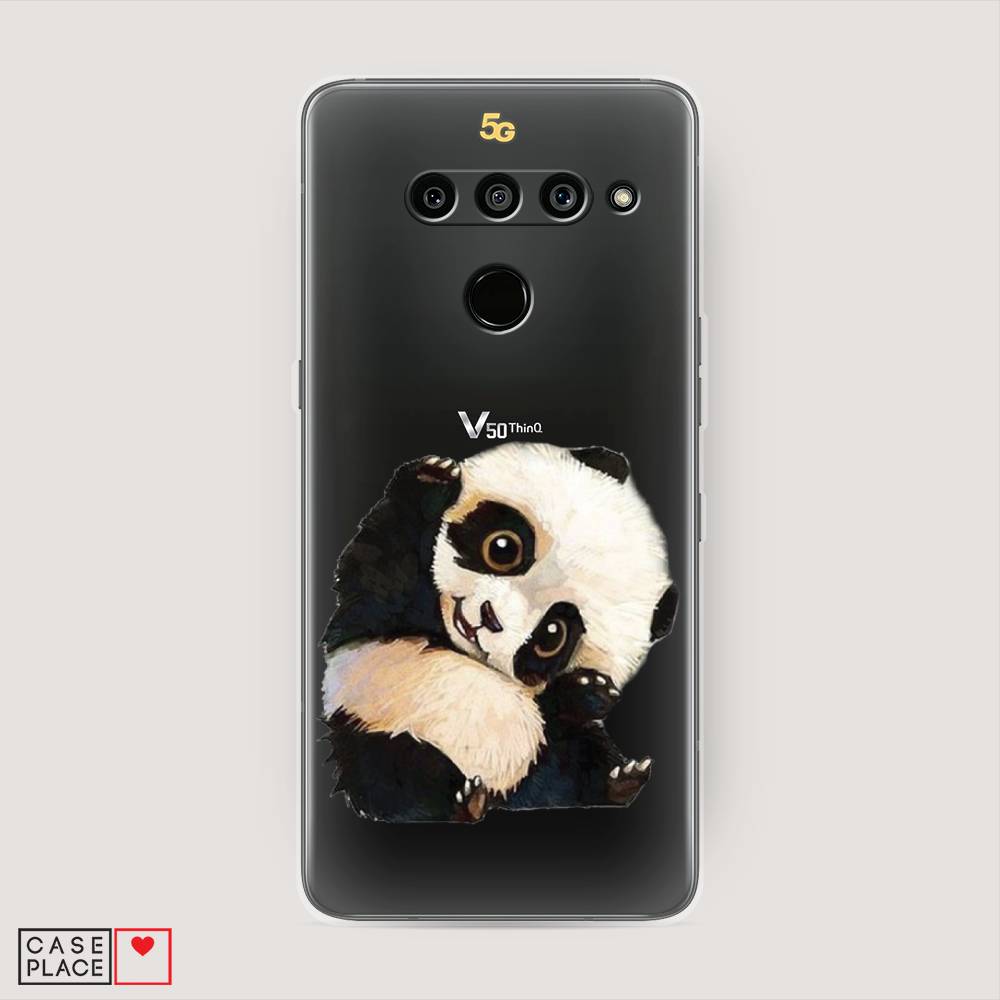 

Чехол Awog "Большеглазая панда" для LG V50 ThinQ