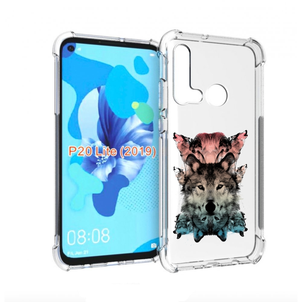 

Чехол бампер MyPads стая для Huawei P20 Lite (2019)., Прозрачный, Tocco