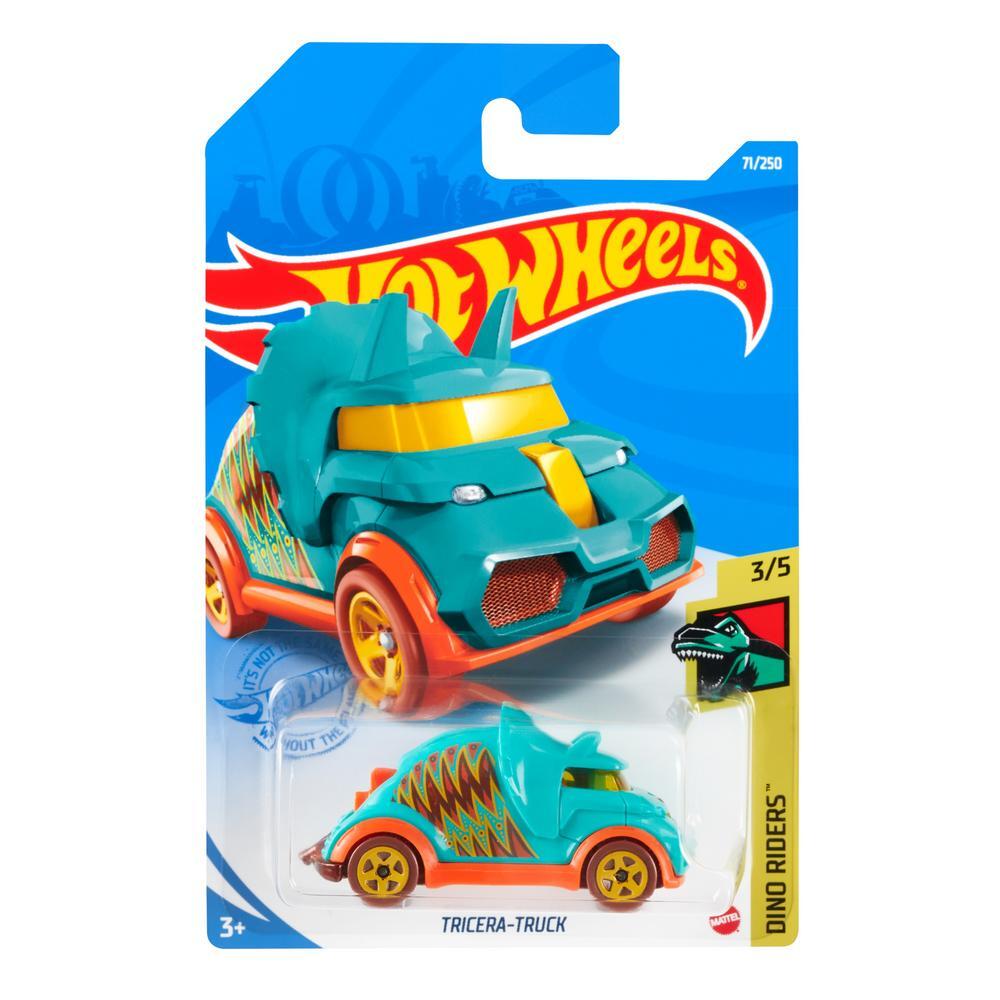

Машинка Hot Wheels коллекционная TRICERA-TRUCK бирюзовый/оранжевый GTC40, GTC40