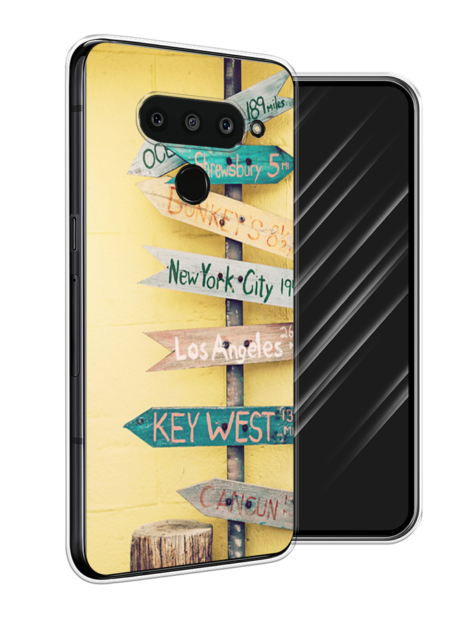 

Чехол Awog на LG V50 ThinQ "Нулевой километр", Желтый, 83850-4
