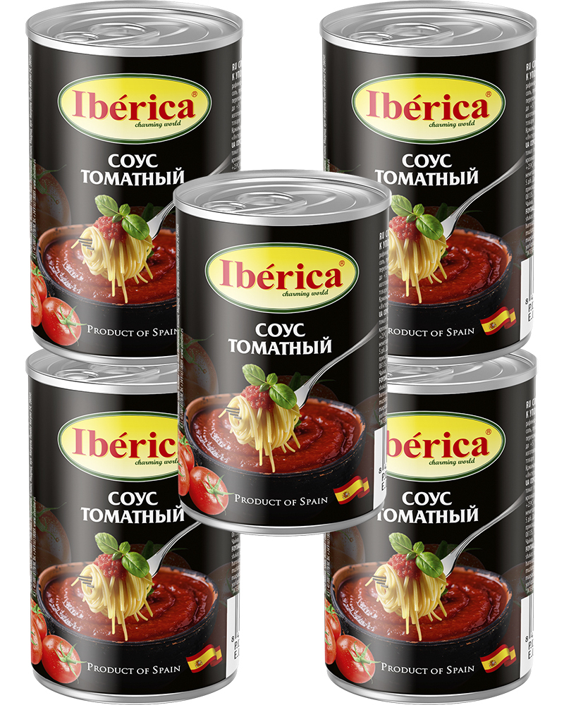 

Соус томатный Iberica 400 гр. - 5 шт