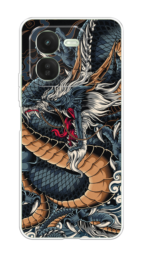 

Чехол на Vivo iQOO Z9X Japanese Dragon, Коричневый;черный;синий, 2612250-1