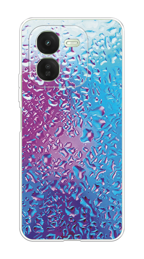 

Чехол на Vivo iQOO Z9X Капли на стекле, Бирюзовый;розовый, 2612250-1
