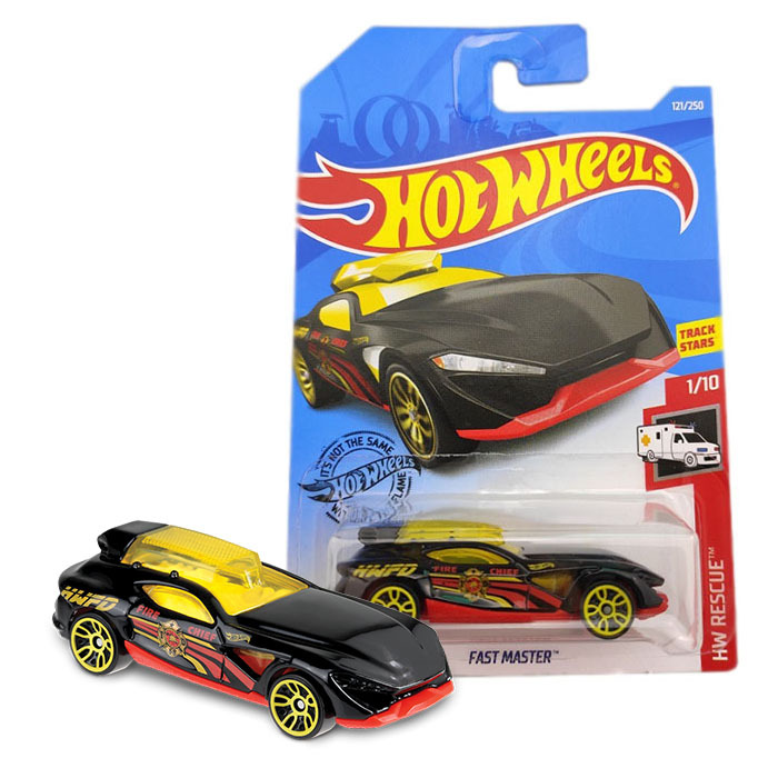 

Машинка Hot Wheels коллекционная FAST MASTER черный/желтый FYD76, FYD76