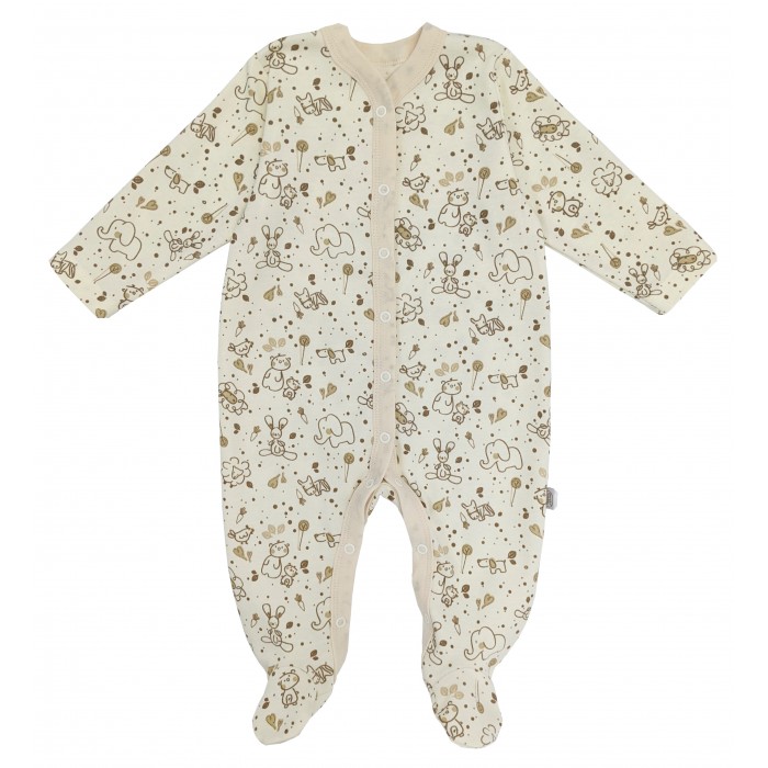 Комбинезон детский Наша Мама 1195052, бежевый, 62