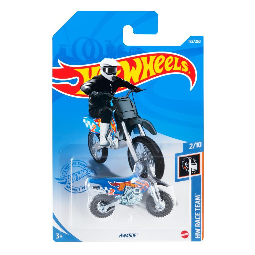 

Мотоцикл Hot Wheels коллекционный HW450F (2) синий GRY19, GRY19