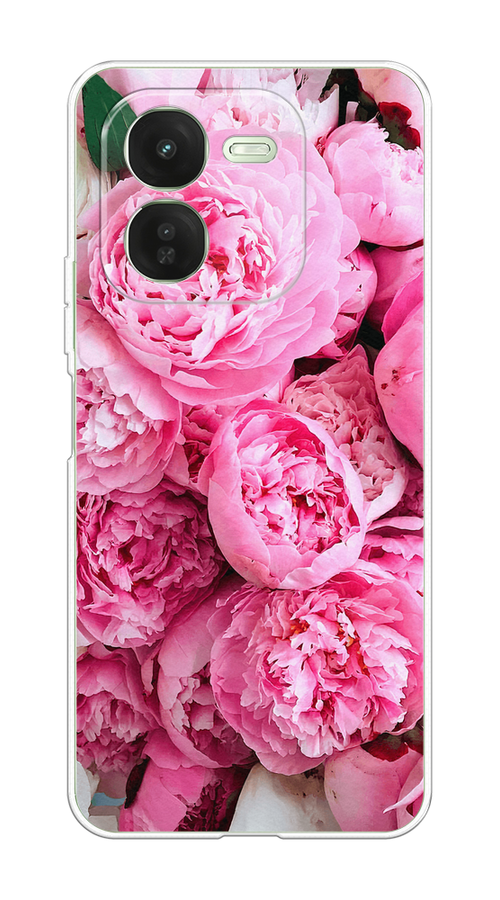 

Чехол на Vivo iQOO Z9X Розовые пионы, Бежевый;розовый, 2612250-1