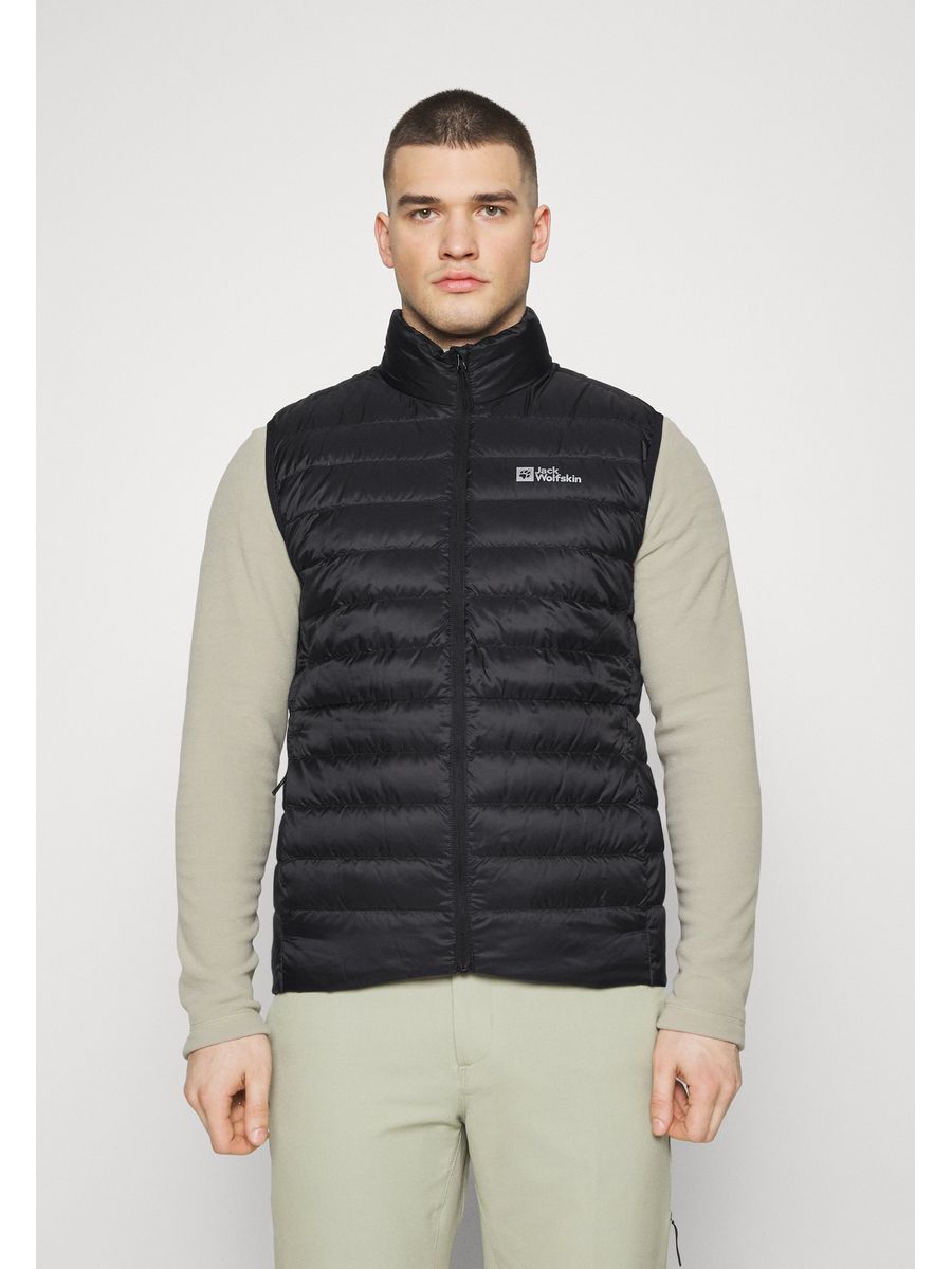 

Утепленный жилет мужской Jack Wolfskin JA442F0F8 черный S, JA442F0F8