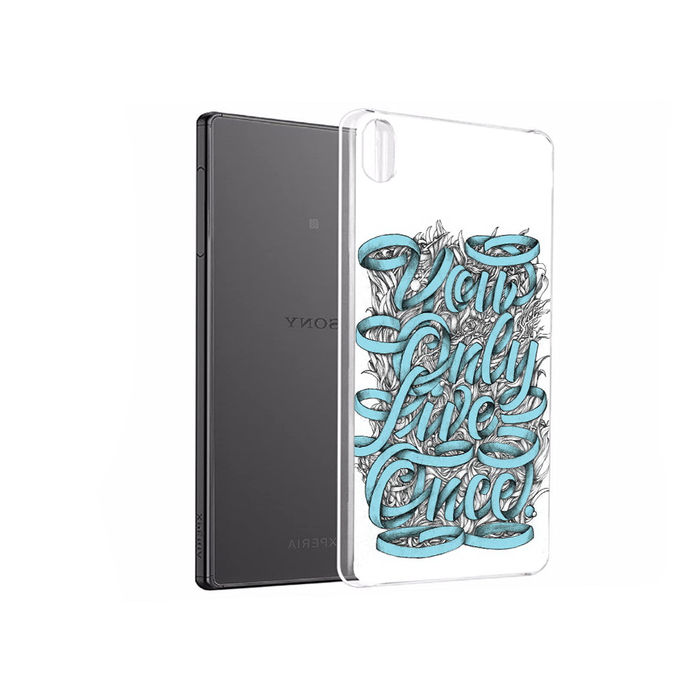 

Чехол MyPads Tocco для Sony Xperia X Performance слова из ленты абстракция, Прозрачный, Tocco